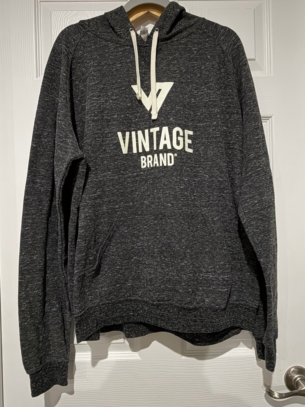 Jerzees Vintage Brand Dark Gray Crewneck Hoodie